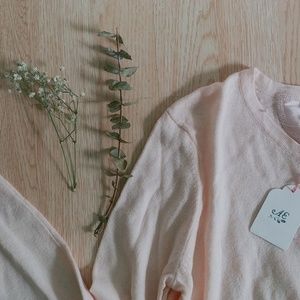 American Eagle size M pink Long Sleeve shirt NWT